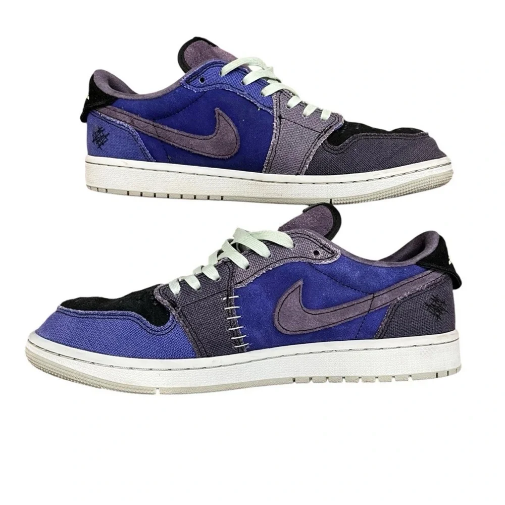 Nike Low-Top Sneakers in Purple, Black and Mint
